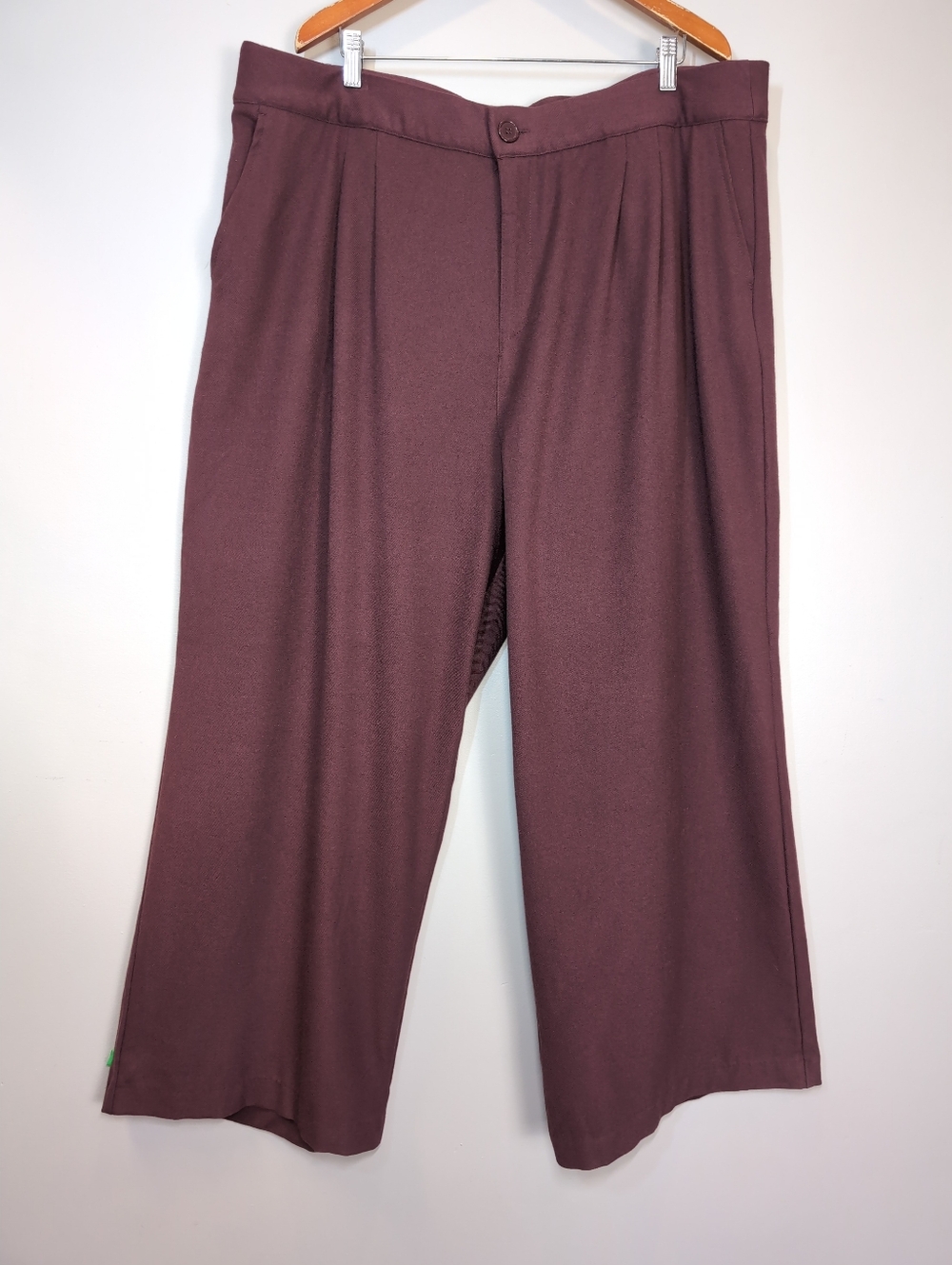 NEW Torrid Brushed Twill Wide Leg Pants Sassafras Purple Womens Plus Size 22 - Picture 5 of 15